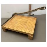 Vintage paper cutter