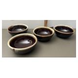 Pfaltzgraff brown drip bowls
