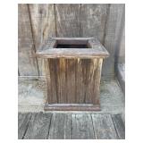 Wooden planter
