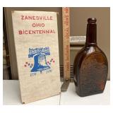 Zanesville bicentennial bottle