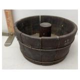 Wooden nut bowl