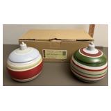Longaberger ornament candle holders