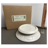 Longaberger pottery candle holder