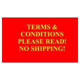 Terms & Condition - Please Read