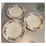 Floral plates
