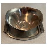 Small pewter dish