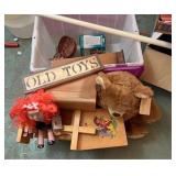 Old toys sign miscellaneous