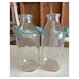 Milk bottles