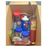 Propane torch brake fluid jars and more