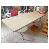 8 foot heavy folding table