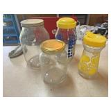 Glass jars
