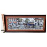 Metal framed Leslie Cope print
