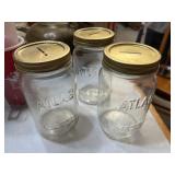 Canning jar banks