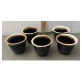 Pfaltzgraff brown drip Ramekins