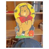 Pooh bear Halloween yard sign