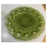 Green egg plate