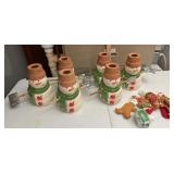 Pottery snowman