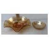 Carnival glass dishes