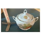 Porcelain covered dish