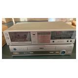 RCA VCR And cassette player