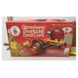 Strawberry shortcake snail cart