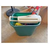 Paper shredder and trash can
