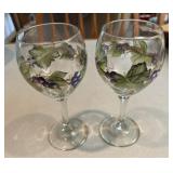Stemware wine glasses
