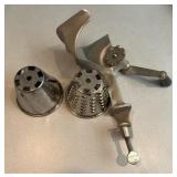 Cheese and meat grinder
