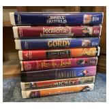 Walt Disney VHS tapes