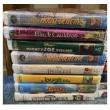 Walt Disney vhs tapes