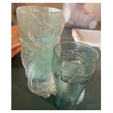 Plastic Coca-Cola glasses