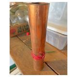 Roll of copper sheeting