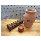 Pottery planter and more