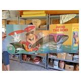 Avoid the noid cardboard sign