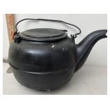 Cast iron teapot