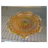 Carnival glass dish