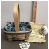 Longaberger Basket & Leslie cope egg