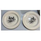 Leslie cope friendship pottery plates