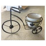 Small bicycle planter