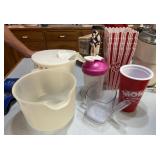 Tupperware popcorn buckets and more