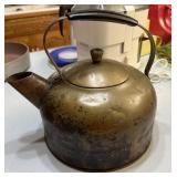 Vintage copper tea pot