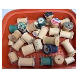 Wooden spools