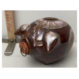 Hull Corky Pig pottery piggy bank
