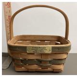 1987 Longaberger mistletoe basket
