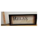 Relax sign