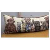 Adorable teddy bear pillow