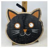 Cat face for wrought iron snowman
