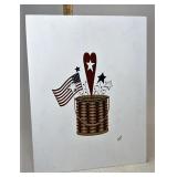 Longaberger American celebration painting