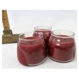 Longaberger Peppermint stick candles
