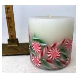 Longaberger Peppermint inclusion candle